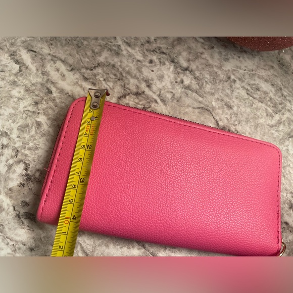 Pink Love Vegan Leather Wristlet - Picture 6 of 6